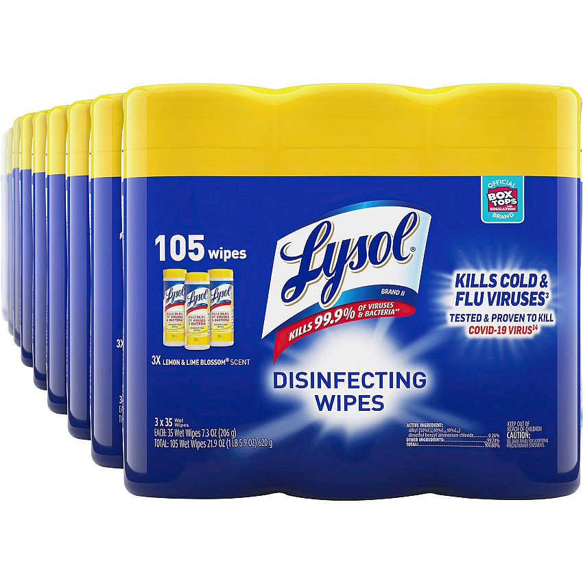 LYSOL Disinfecting Wipes 3-pack (RAC82159CT)
