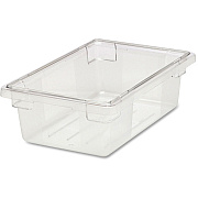 Rubbermaid Commercial 3-1/2 Gallon Clear Food/Tote Box (RCP330900CLRCT)