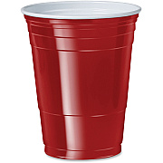 Solo 16 oz Plastic Cold Party Cups (SCCP16R)