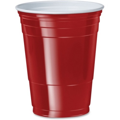 Solo Cup 16 oz. Plastic Cold Party Cups (P16R)