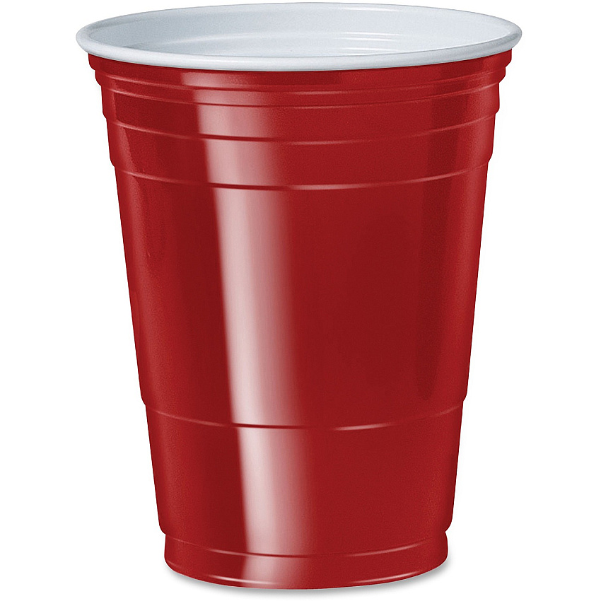 Solo 16 oz Plastic Cold Party Cups (SCCP16R)