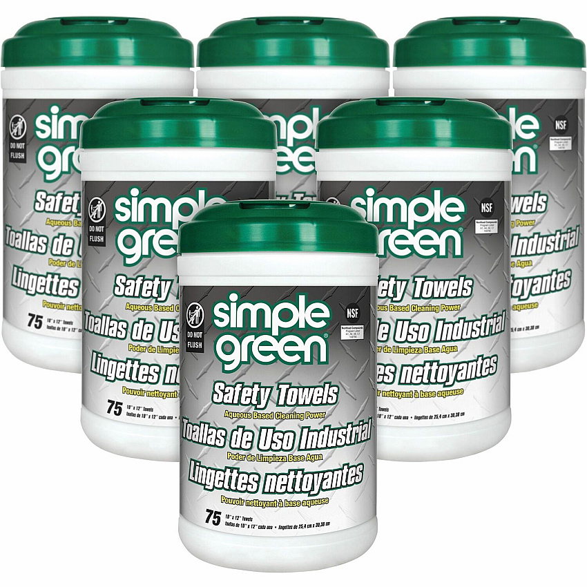 Simple Green Multi-Purpose Cleaning Safety Towels (SMP13351CT)