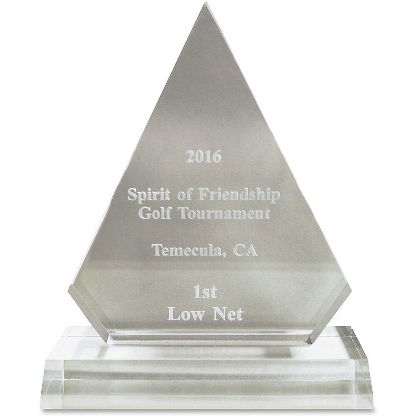 Xstamper Pinnacle Acrylic Award (A77)