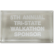 Xstamper Trinity Paperweight Acrylic Award (A81)