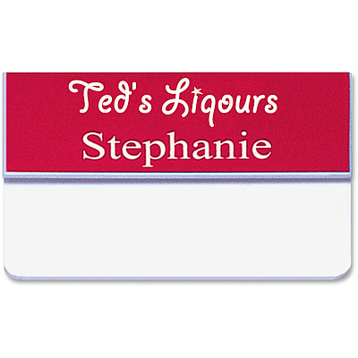Xstamper Pocket Name Badge With Logo (J42)