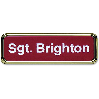 Xstamper Gold Frame Name Badge (J60)
