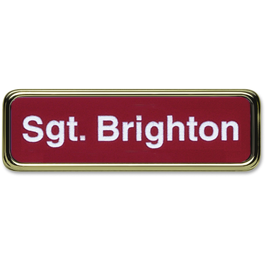 Xstamper Gold Frame Name Badge (J60)