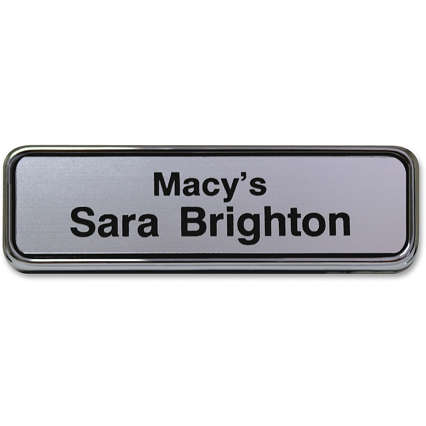 Xstamper Gold Frame Name Badge (J61)