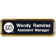 Xstamper Logo Frame Name Badge (J62)