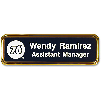 Xstamper Logo Frame Name Badge (J62)