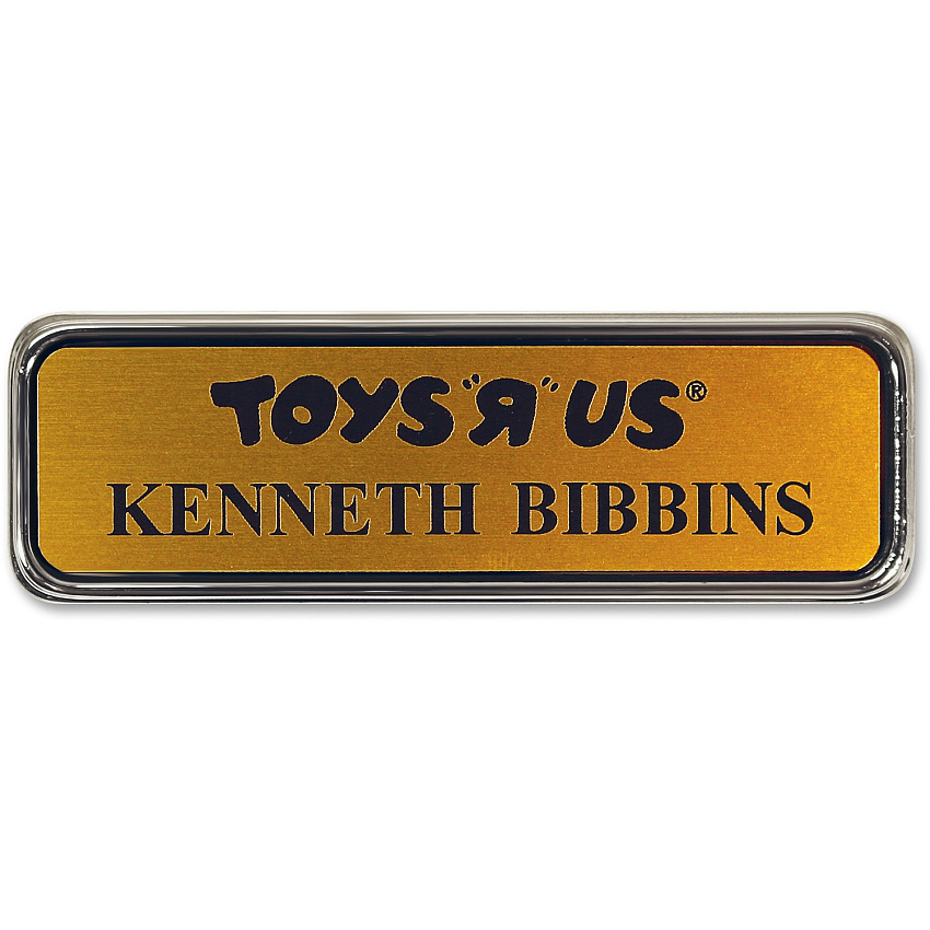 Xstamper Logo Frame Name Badge (J63)