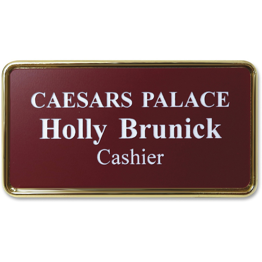 Xstamper Framed Name Badge (J65)