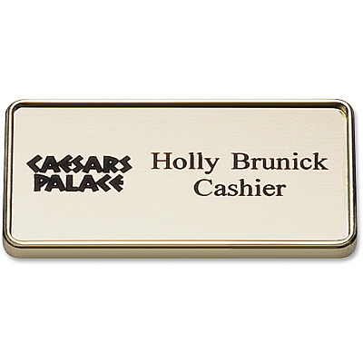 Xstamper Framed Name Badge With Logo (J67)