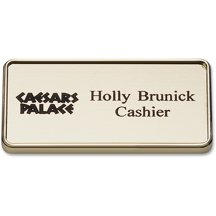 Xstamper Framed Name Badge With Logo (J67)