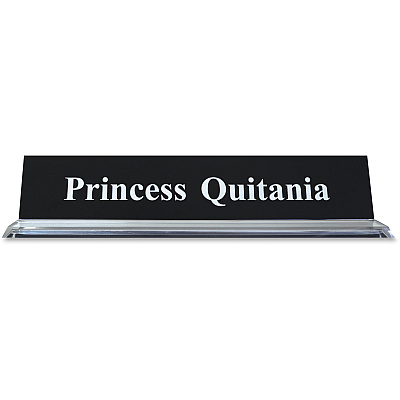 Xstamper 2"x10" Acrylic Base Desk Sign Set (K44)