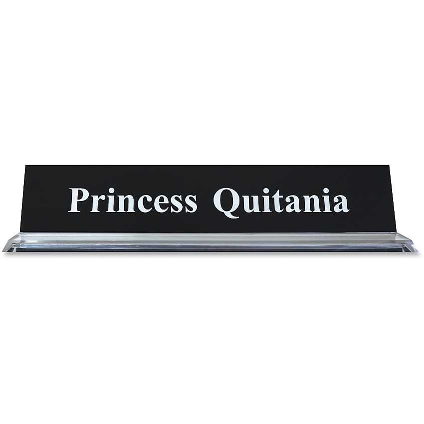 Xstamper 2"x10" Acrylic Base Desk Sign Set (K44)