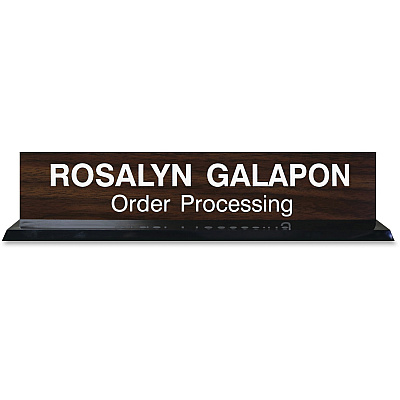 Xstamper 2"x10" Acrylic Base Desk Sign Set (K45)