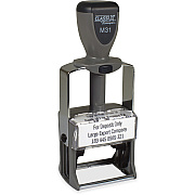 Xstamper ClassiX Self-inking Steel Message Stamp (M31)