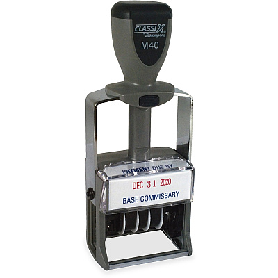Xstamper ClassiX Self-inking Date Stamp (M40)