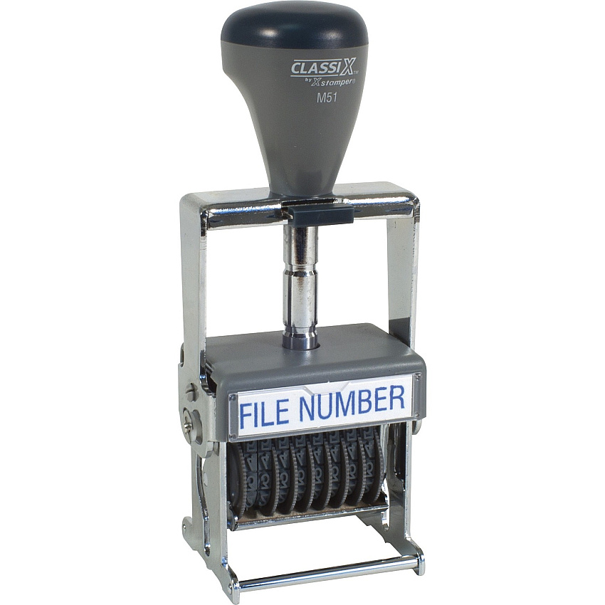 Xstamper ClassiX Self-inking Number Stamp (M51)