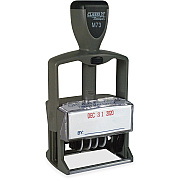 Xstamper ClassiX Self-inking Plastic Date Stamp (M73)