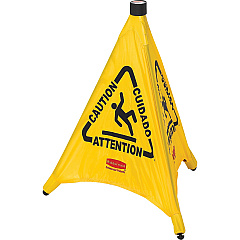 Rubbermaid Commercial Multi-Lingual Caution Safety Cone (RCP9S0000YWCT)
