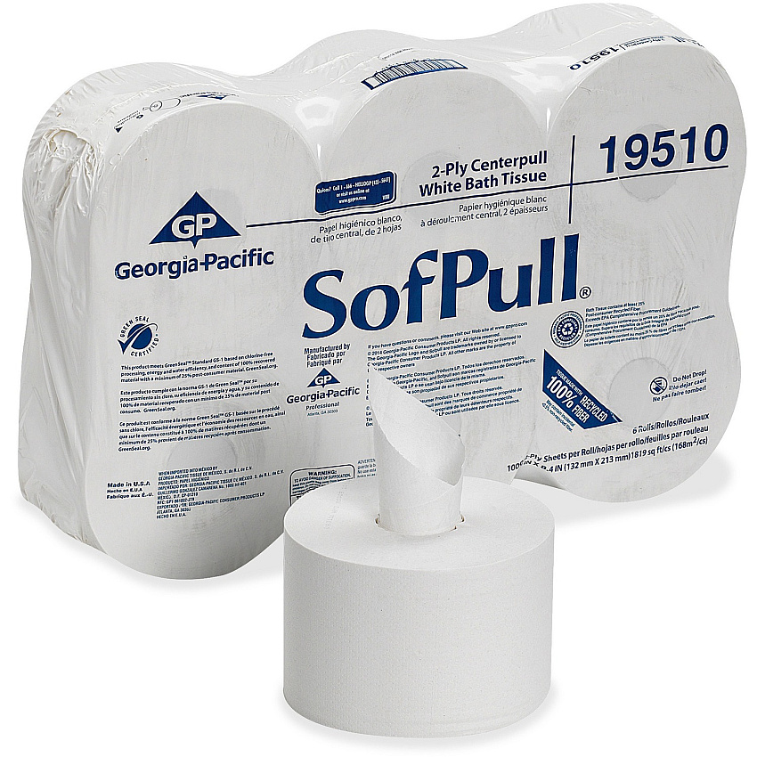 SofPull Centerpull High-Capacity Toilet Paper (GPC19510)