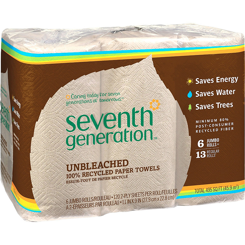 Seventh Generation 100% Recycled Paper Towels (SEV13737)