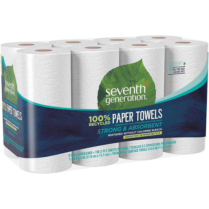 Seventh Generation 100% Recycled Paper Towels (SEV13739CT)