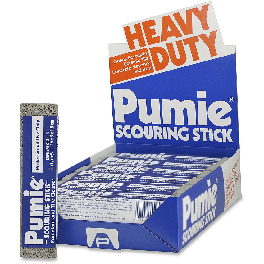 U.S. Pumice US Pumice Co. Heavy Duty Pumie Scouring Stick (UPMJAN12CT)