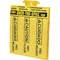 Rubbermaid Commercial Bilingual Over-The-Spill Pads (RCP4254CT)