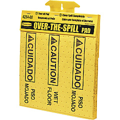 Rubbermaid Commercial Bilingual Over-The-Spill Pads (RCP4254CT)