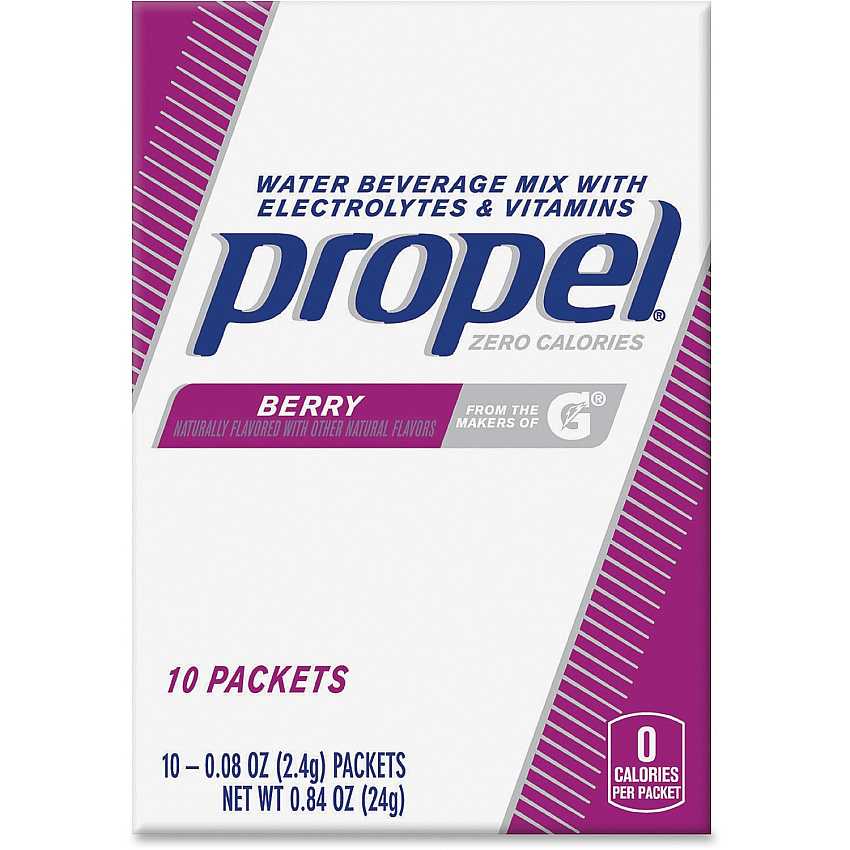 Propel Berry Beverage Mix Packets with Electrolytes and Vitamins (QKR01087)