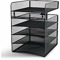 Safco Onyx Horizontal Hanging Desktop Storage (SAF3240BL)