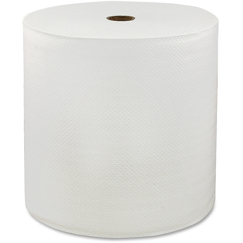 LoCor; Hardwound 1-Ply Paper Towels, 850' Per Roll, Pack Of 6 Rolls (SOL46898)