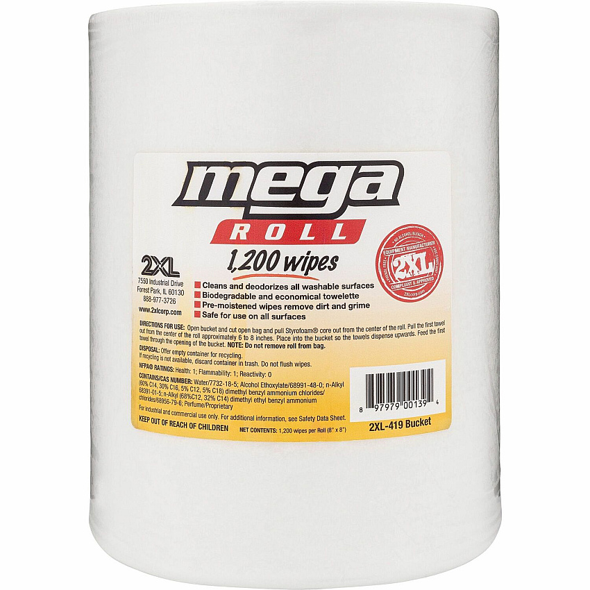 2XL Mega Roll Wipes Refill (TXLL420)