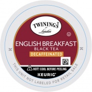 TWININGS Decaf English Breakfast Black Tea K-Cup (08757)