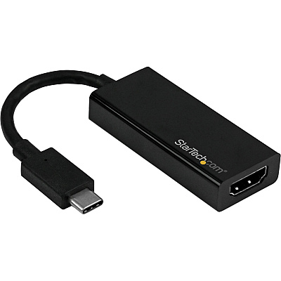 StarTech Usb-c To Hdmi Adapter - 4k 60hz - Connect Your Macbook, Chromebook Or Other Usb Type-c Equipped Laptop To A Uhd 60hz Display Or Projector (CDP2HD4K60)