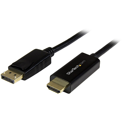 StarTech 16ft (5m) Displayport To Hdmi Cable - 4k (DP2HDMM5MB)
