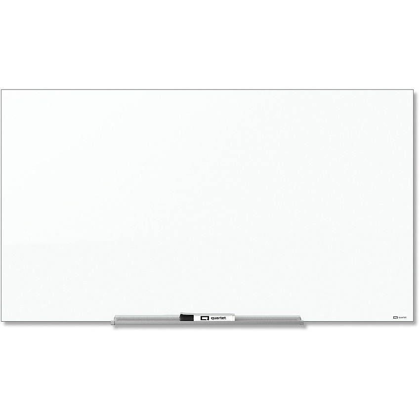 Quartet InvisaMount Magnetic Glass Dry-Erase Board (QRTG8548IMW)