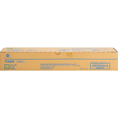 Konica Minolta Original Laser Toner Cartridge - Yellow - 1 Each (TN324Y)