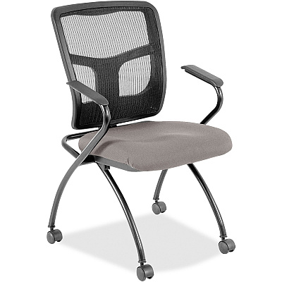 Lorell Mesh Back Nesting Training/Guest Chairs (84374071)