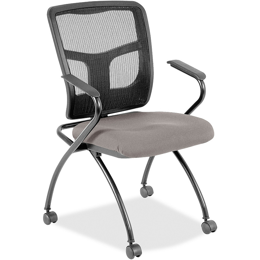 Lorell Mesh Back Nesting Training/Guest Chairs (84374071)