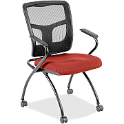 Lorell Mesh Back Nesting Training/Guest Chairs (84374075)