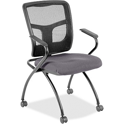 Lorell Mesh Back Nesting Training/Guest Chairs (84374101)