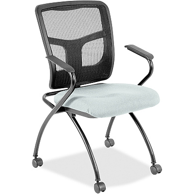 Lorell Mesh Back Nesting Training/Guest Chairs (84374102)