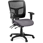 Lorell ErgoMesh Series Managerial Mesh Mid-Back Chair (86201101)