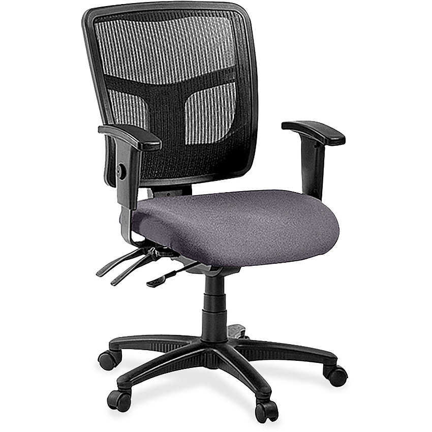Lorell ErgoMesh Series Managerial Mesh Mid-Back Chair (86201101)