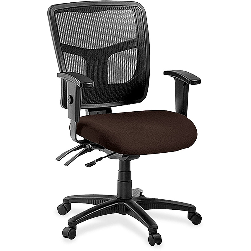 Lorell ErgoMesh Series Managerial Mesh Mid-Back Chair (86201105)