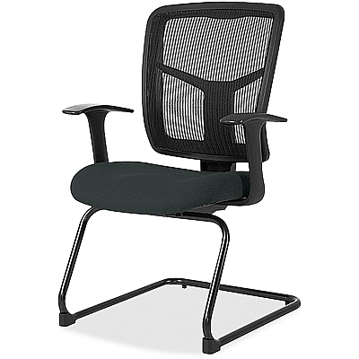 Lorell ErgoMesh Series Mesh Back Guest Chair with Arms (86202076)